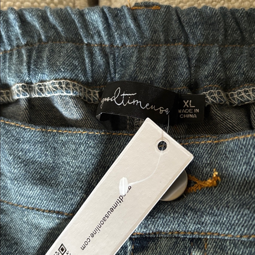 Denim patchwork pants - Picture 7 of 7